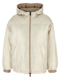 Brunello Cucinelli Beige Polyester Full-Length Jacket