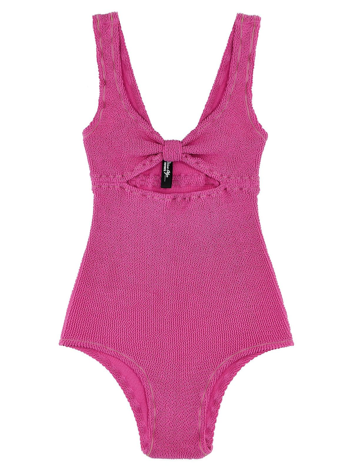 ROTATE BIRGER CHRISTENSEN Fuchsia Polyamide One-Piece Swimsuit