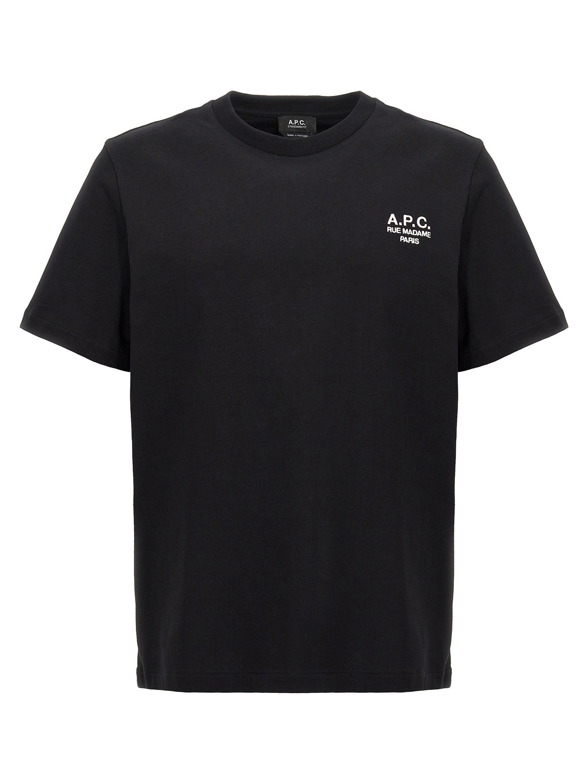 A.P.C. Black Cotton T-Shirt