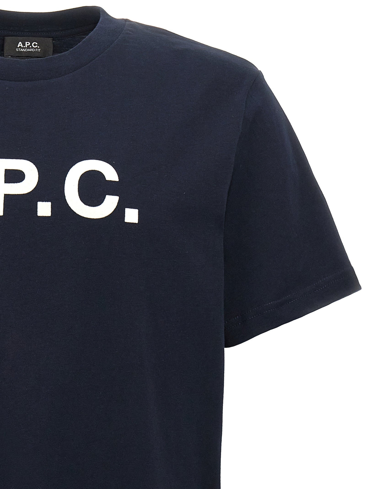 A.P.C. Blue Cotton T-Shirt
