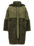 BLANCHA Bicolor Polyester Coat