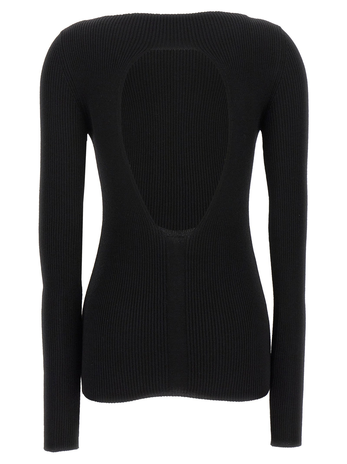 Rick Owens Black Wool Cardigan