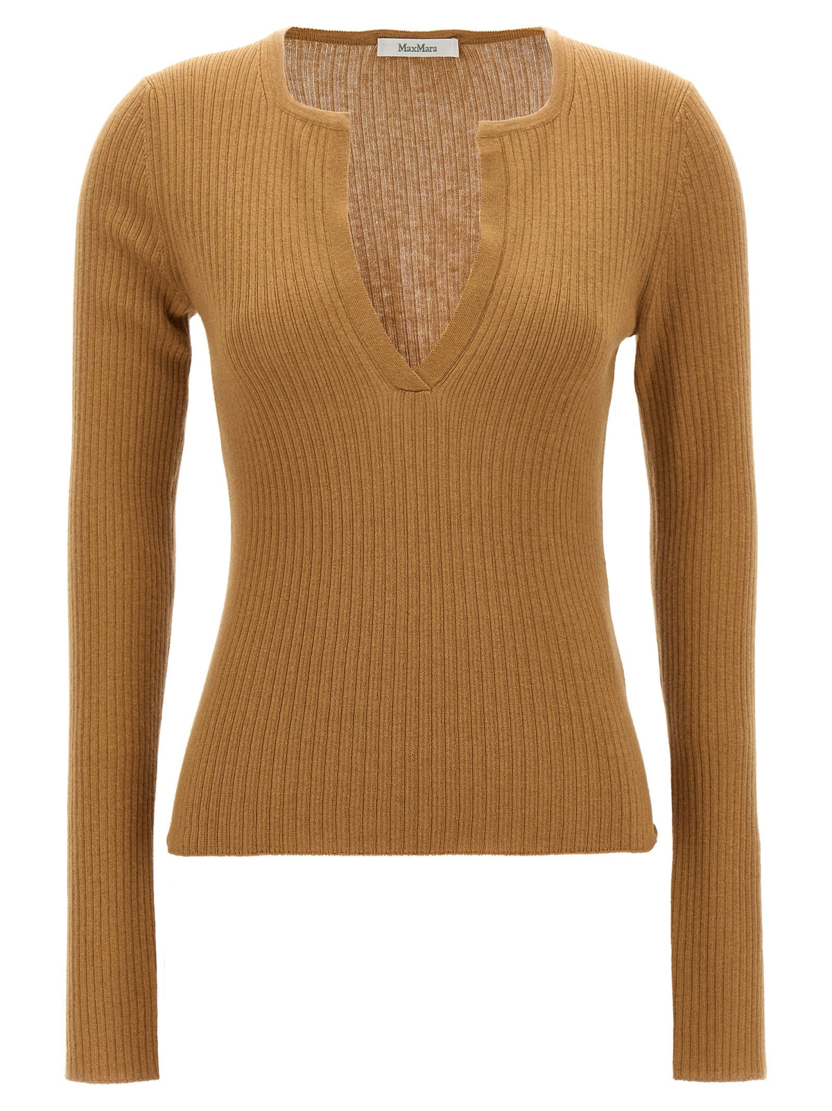Max Mara Beige Silk Cardigan