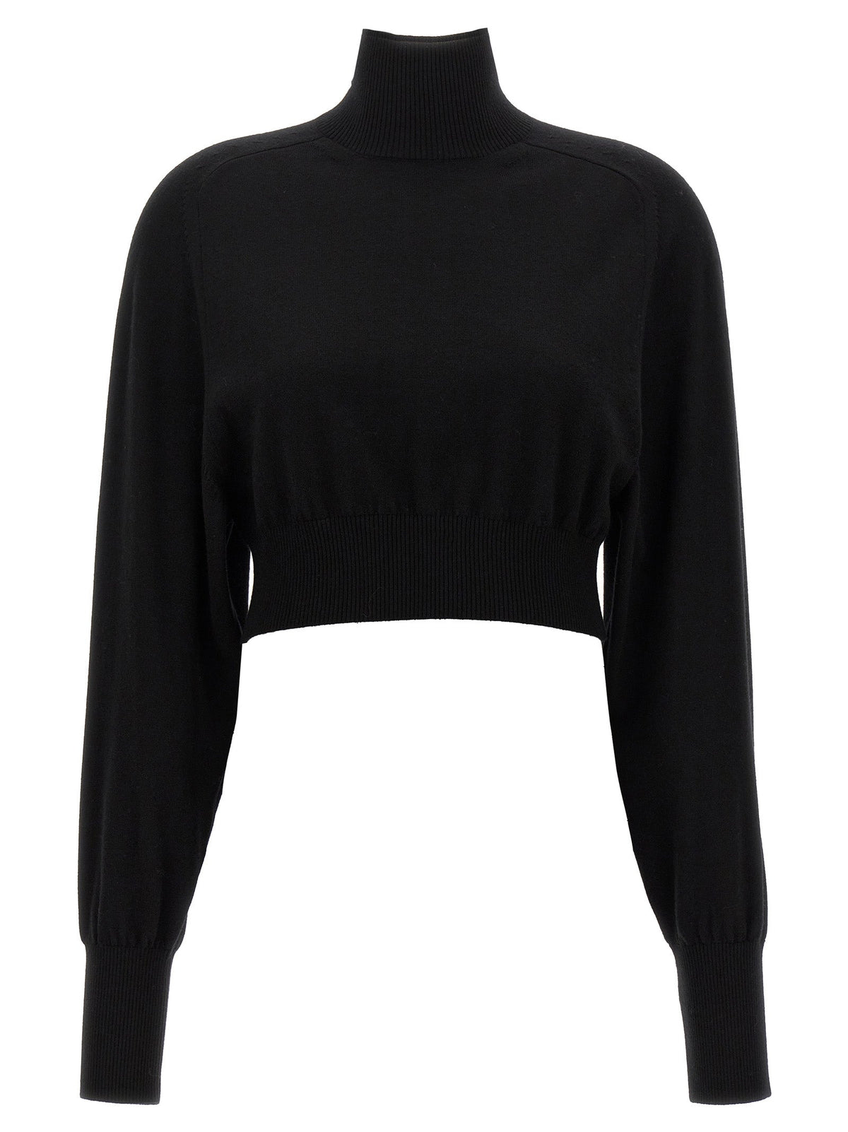 Sportmax Black Virgin Wool Cardigan