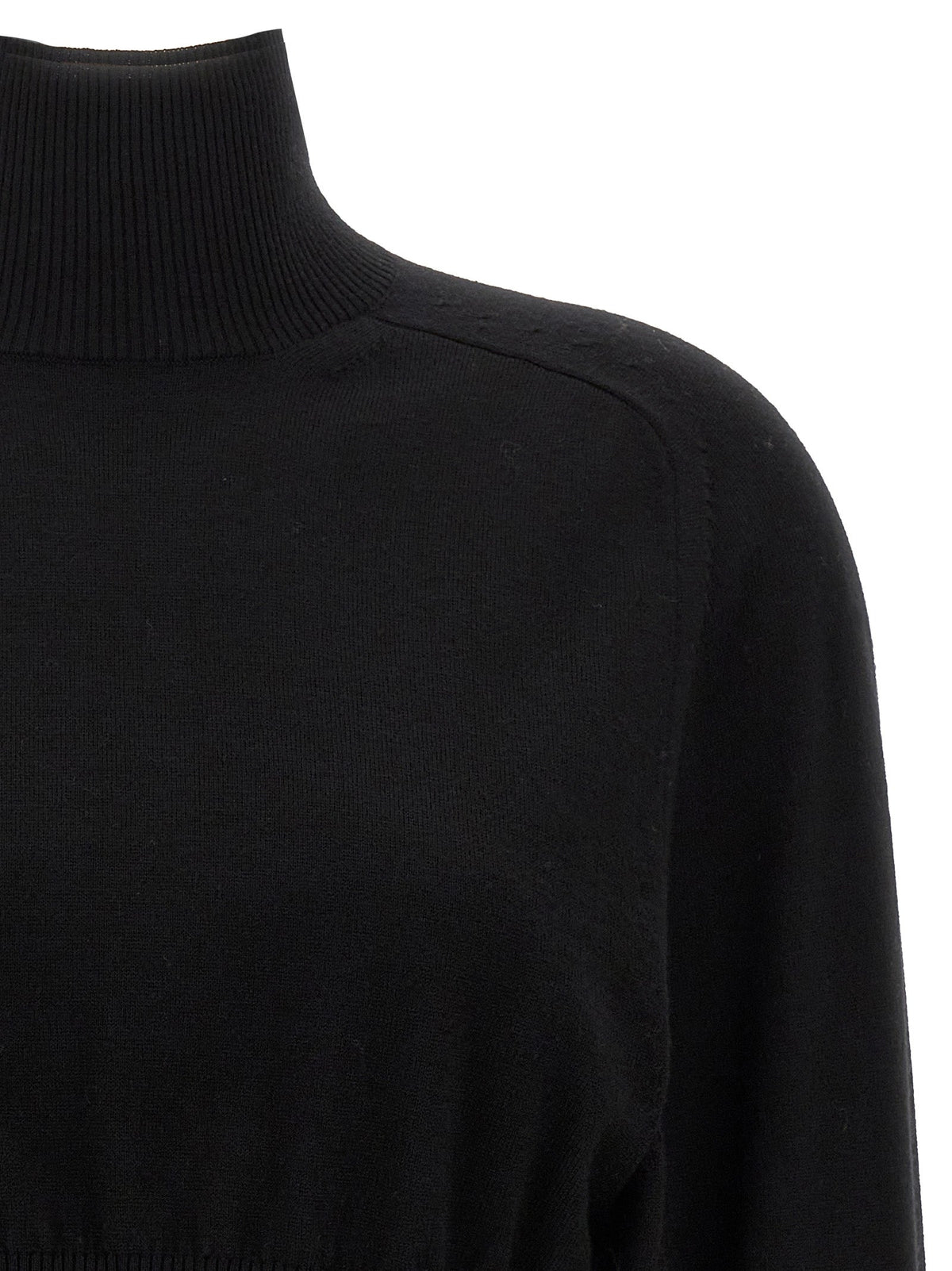 Sportmax Black Virgin Wool Cardigan