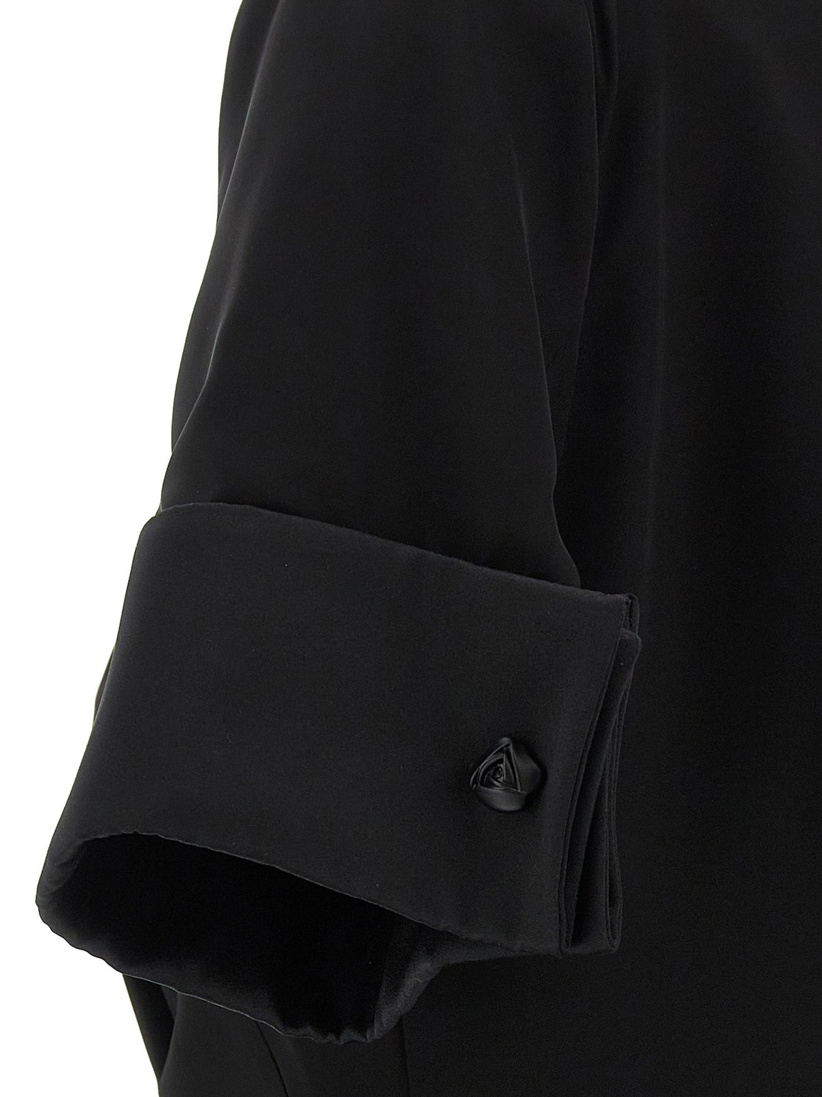 Sportmax Black Viscose Short Dress