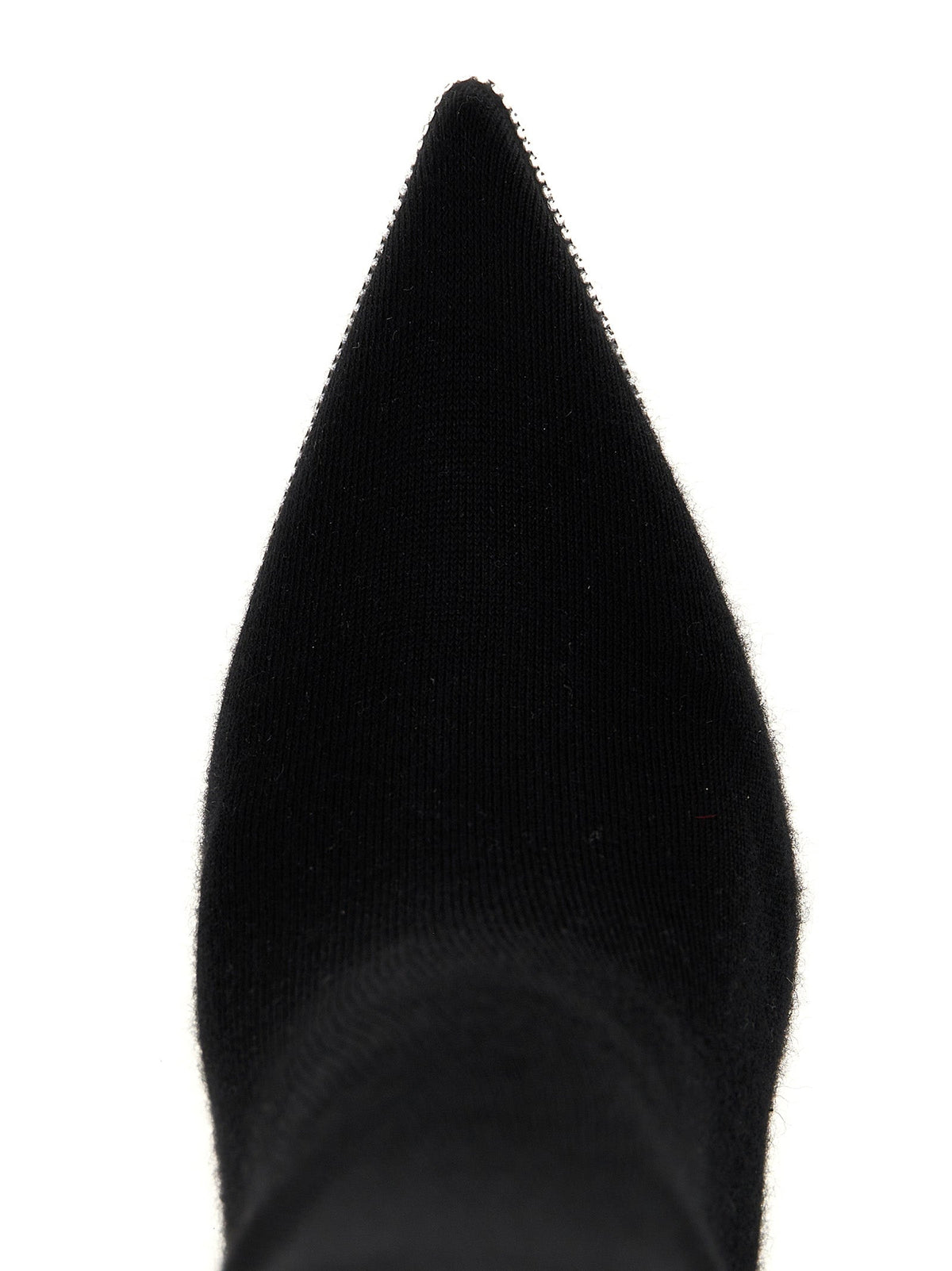 RENE CAOVILLA Black Leather Over The Knee