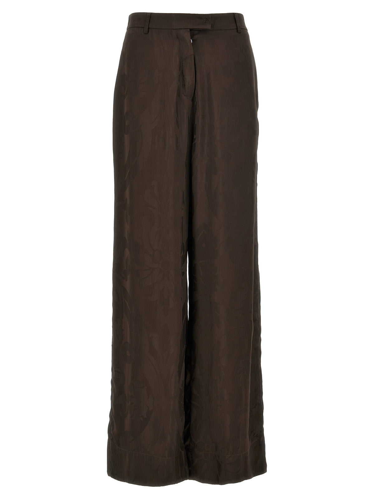 F.R.S. - FOR RESTLESS SLEEPERS Brown Viscose Casual Pants