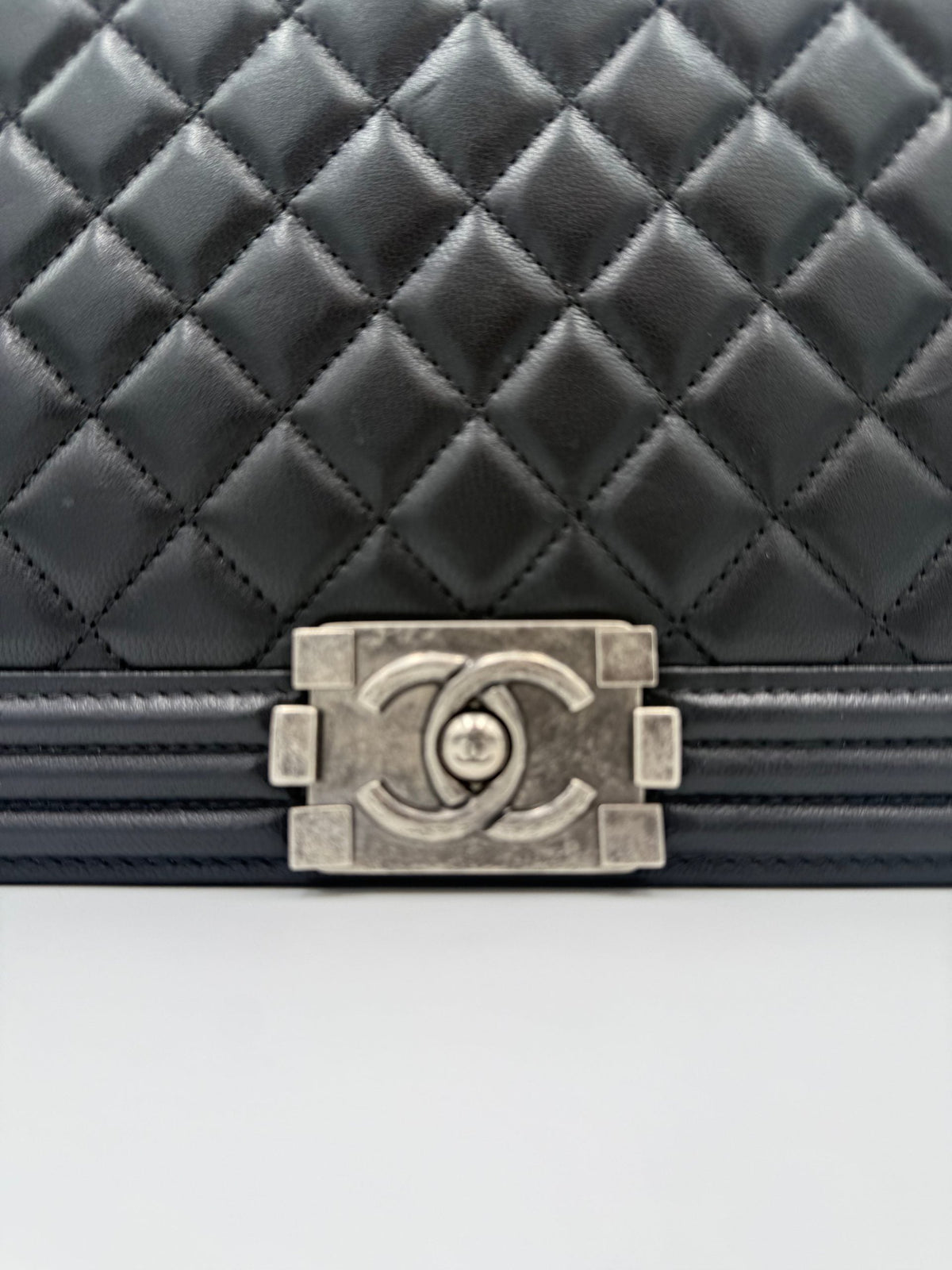 Chanel Bicolor Leather Handbag