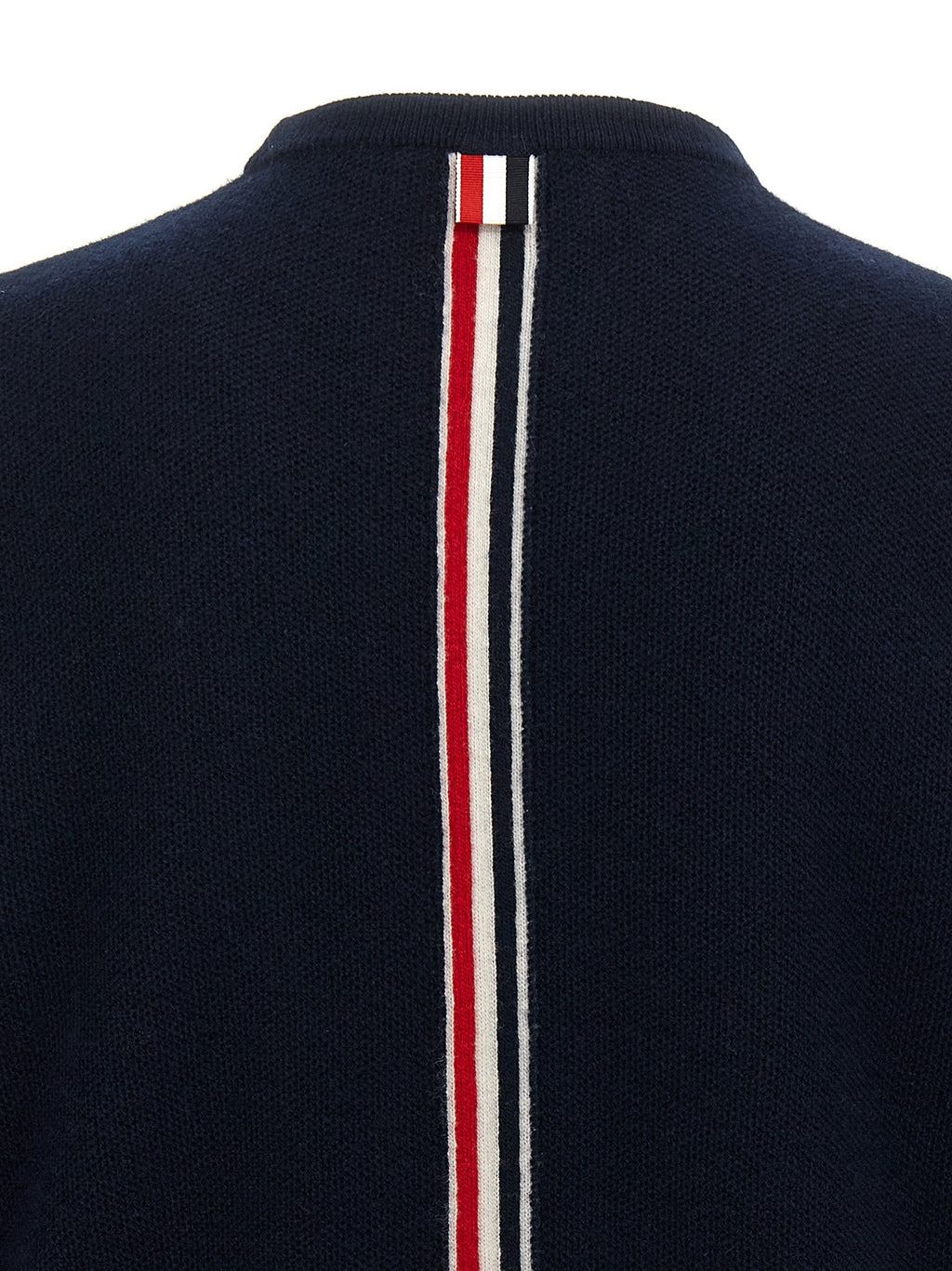 Thom Browne Blue Virgin Wool Cardigan