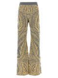 Etro Multicolor Wool Flared Pants