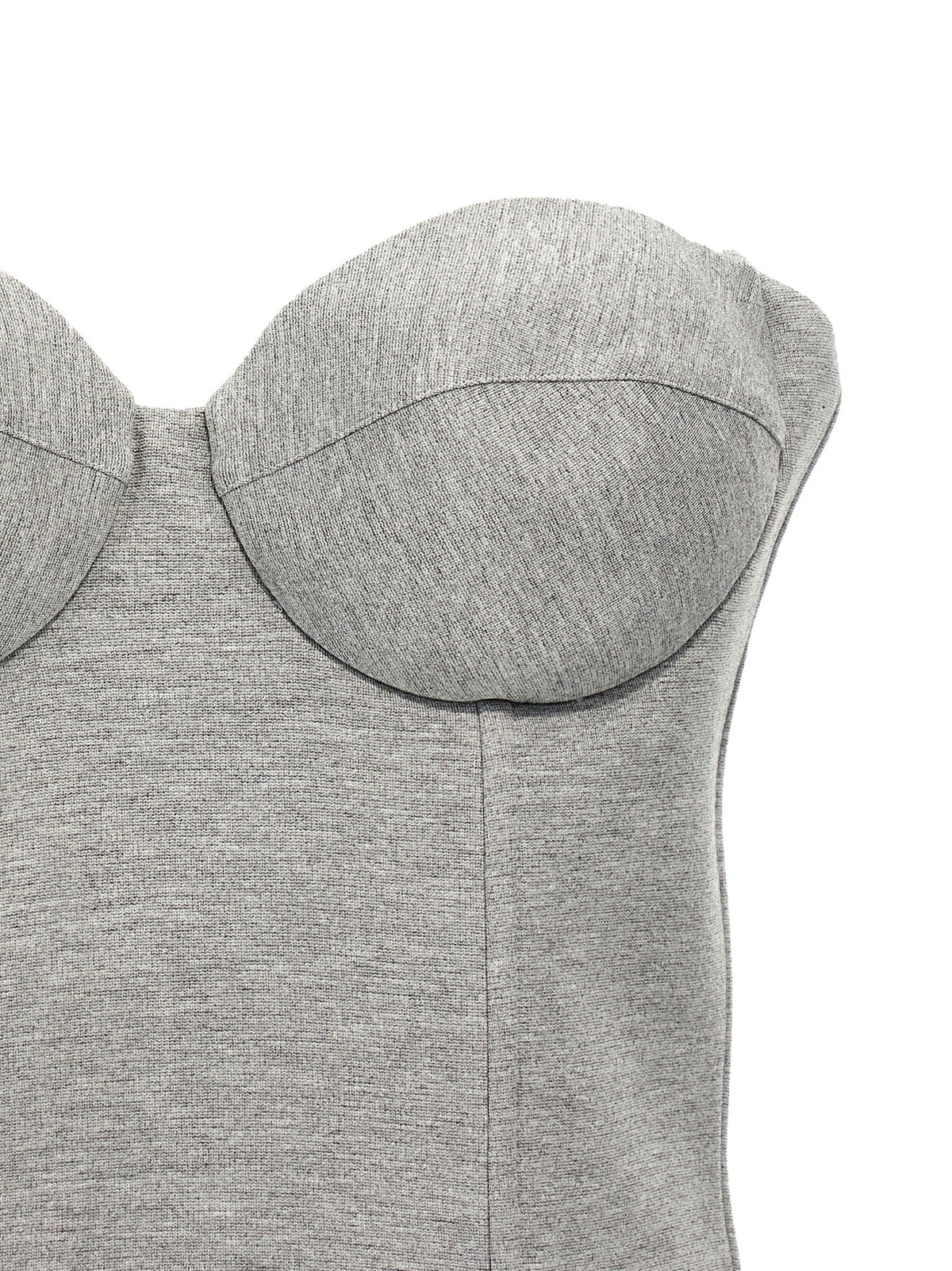 Giuseppe Di Morabito Gray Viscose Sleeveles T-Shirt