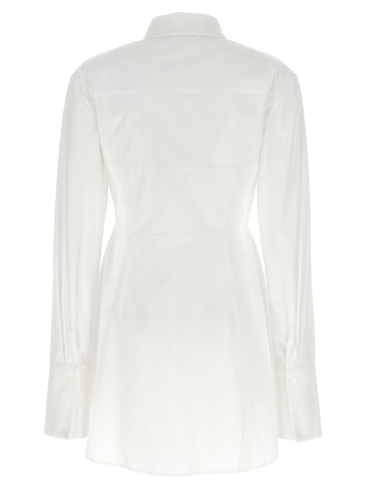 Nensi Dojaka White Cotton Blouse