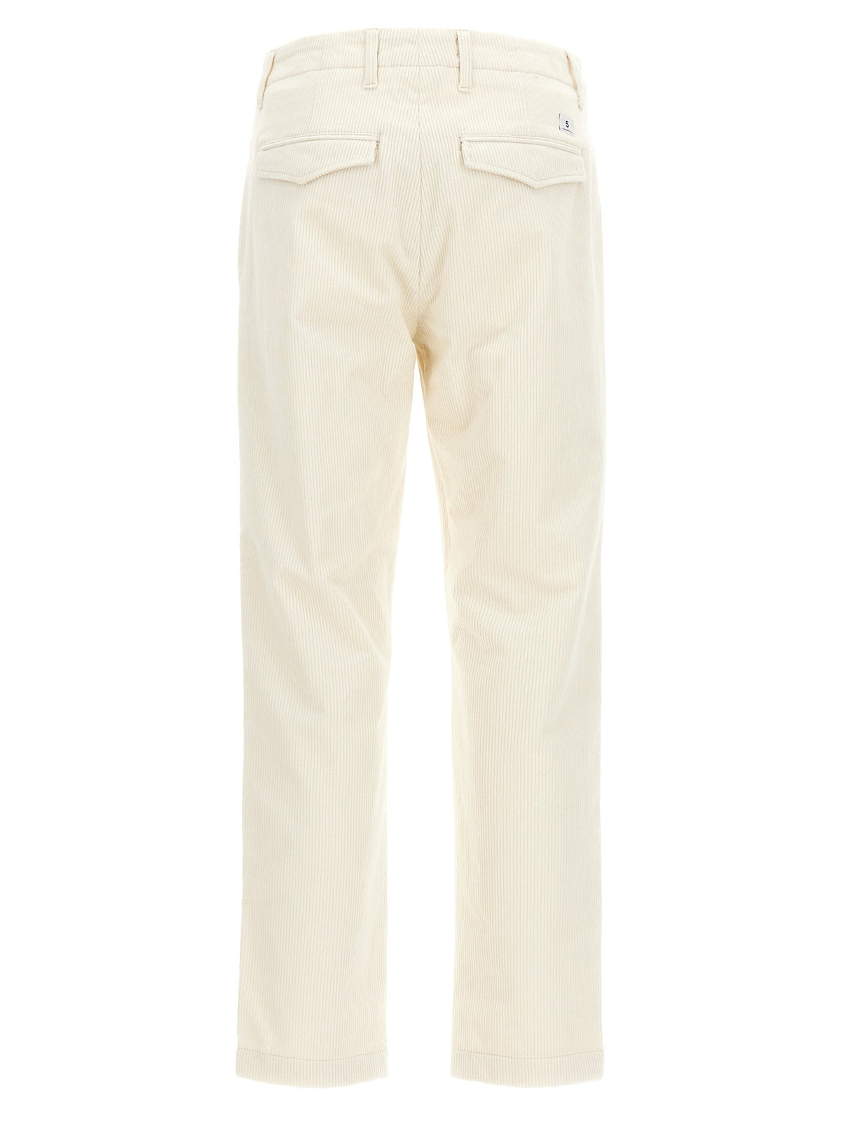 Department 5 White Cotton Casual Pants