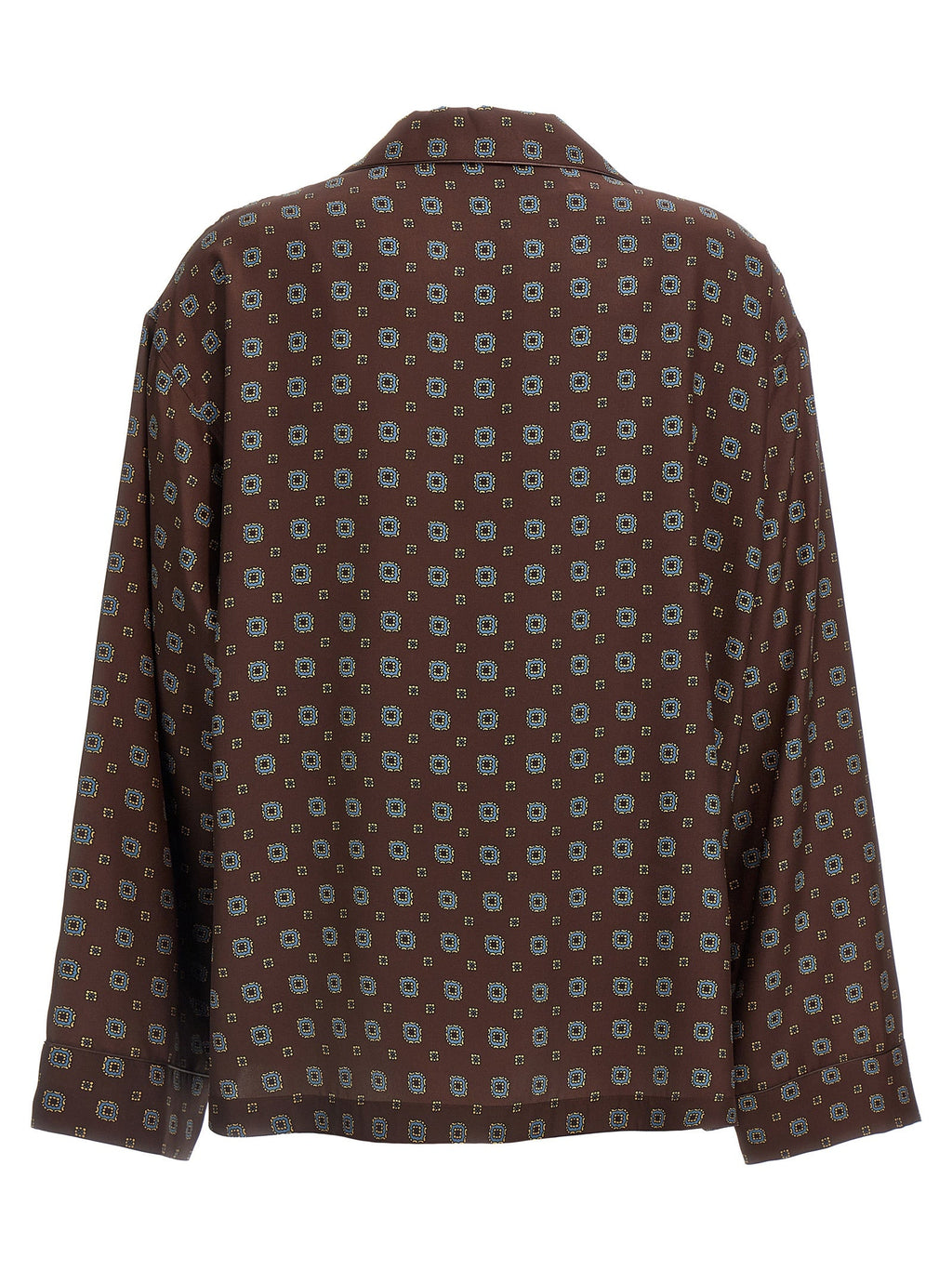 Moschino Brown Silk Blouse