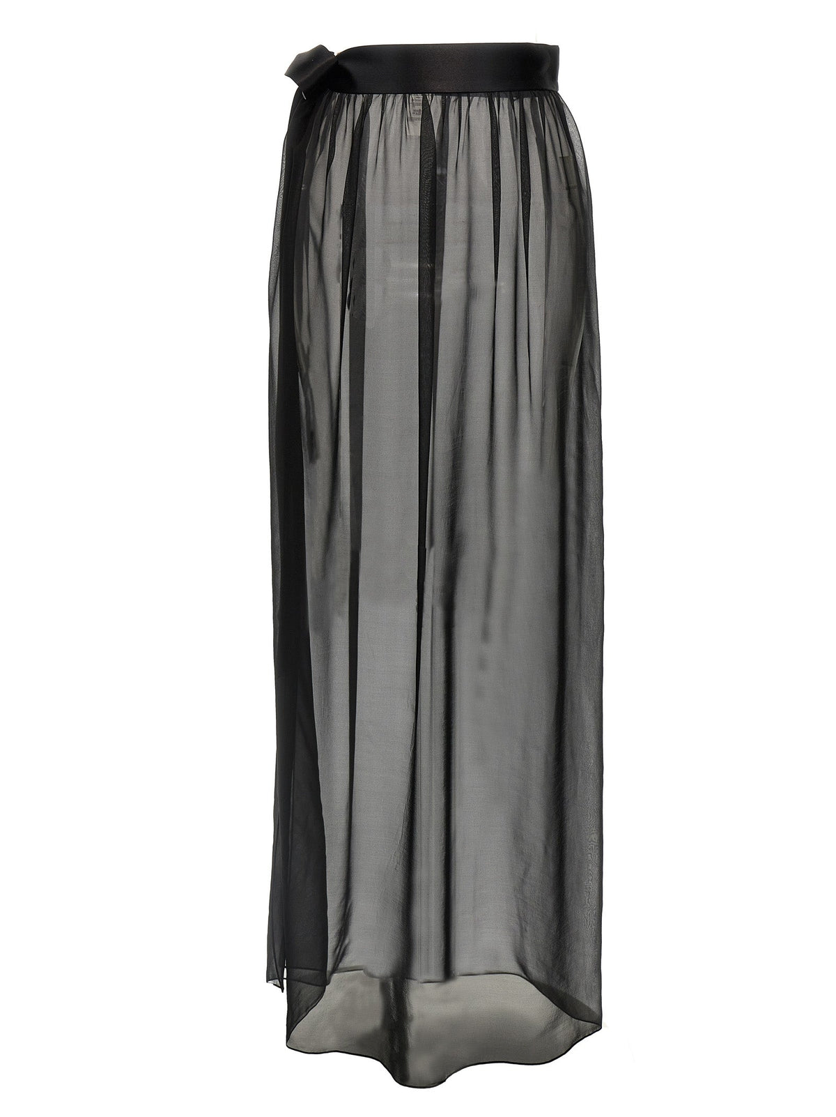 Dolce & Gabbana Black Silk Mini Skirt
