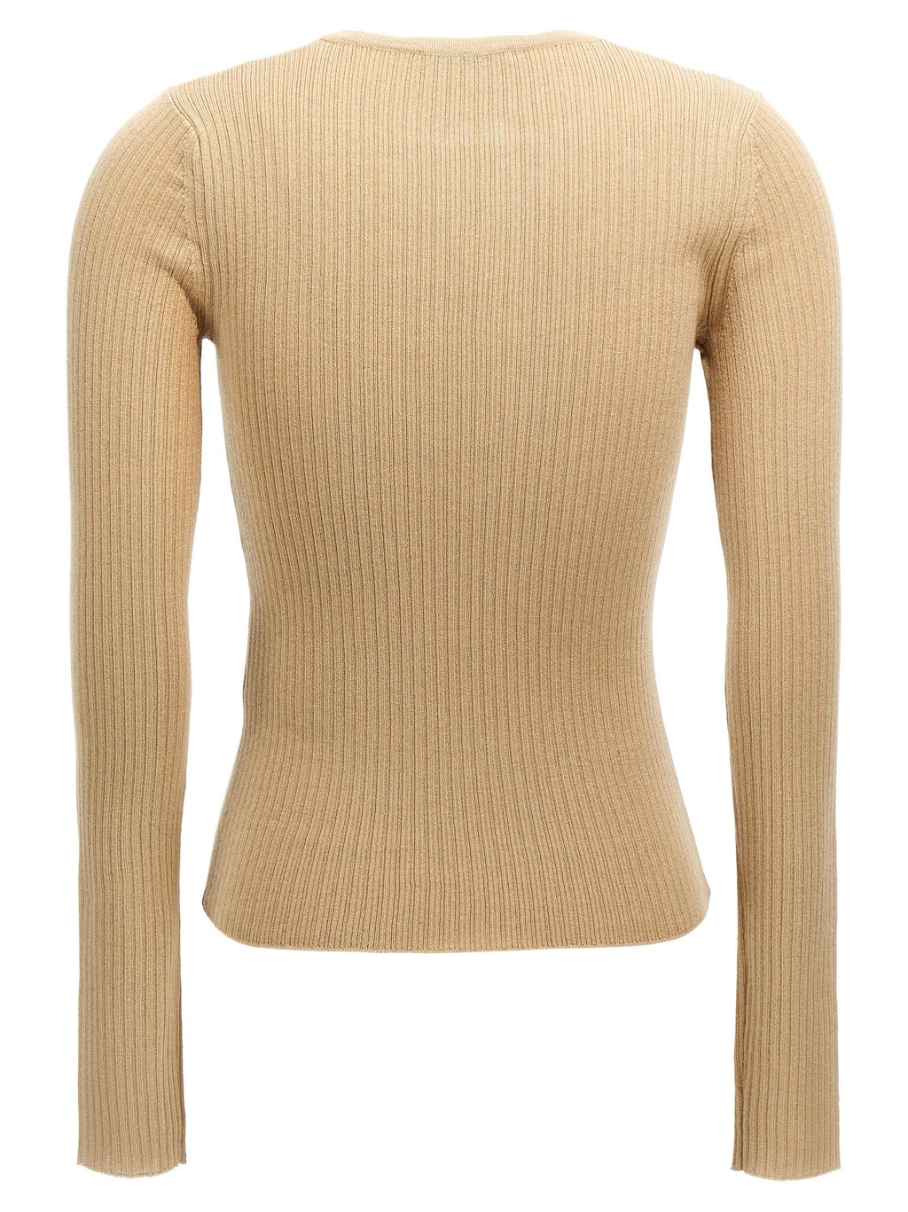 Max Mara Beige Silk Cardigan