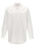 Comme Des Garçons White Cotton Blouse