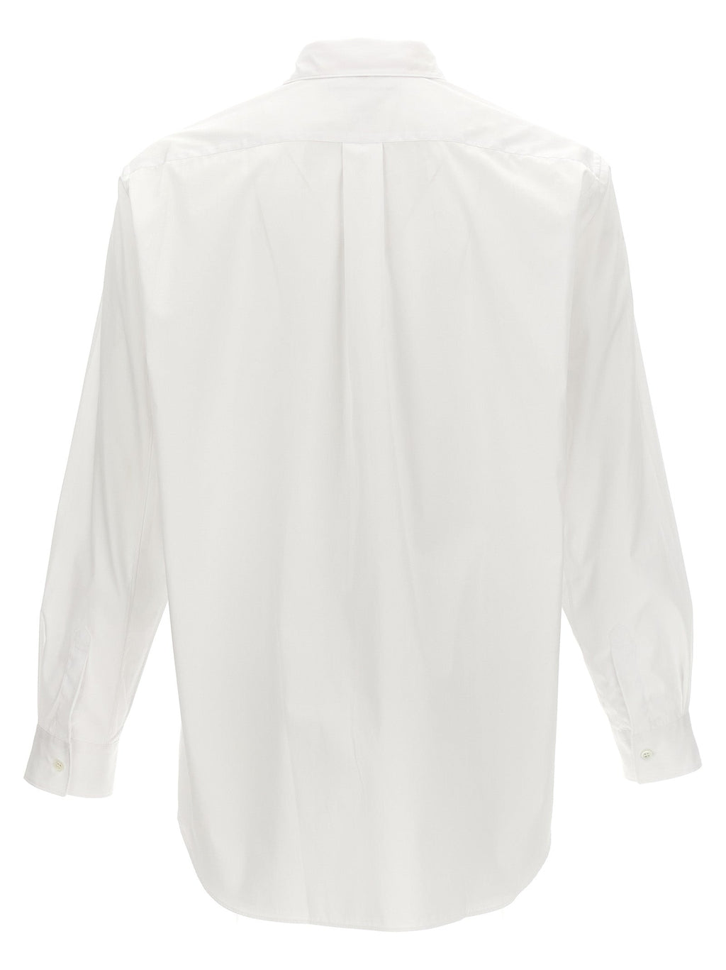 Comme Des Garçons White Cotton Blouse