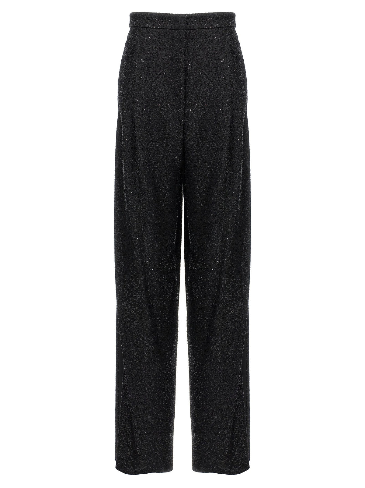 Max Mara Black Viscose Dress Pants