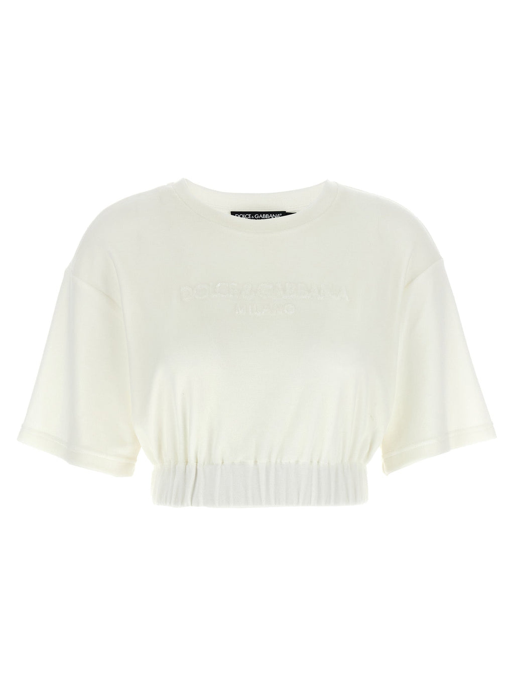 Dolce & Gabbana White Cotton T-Shirt