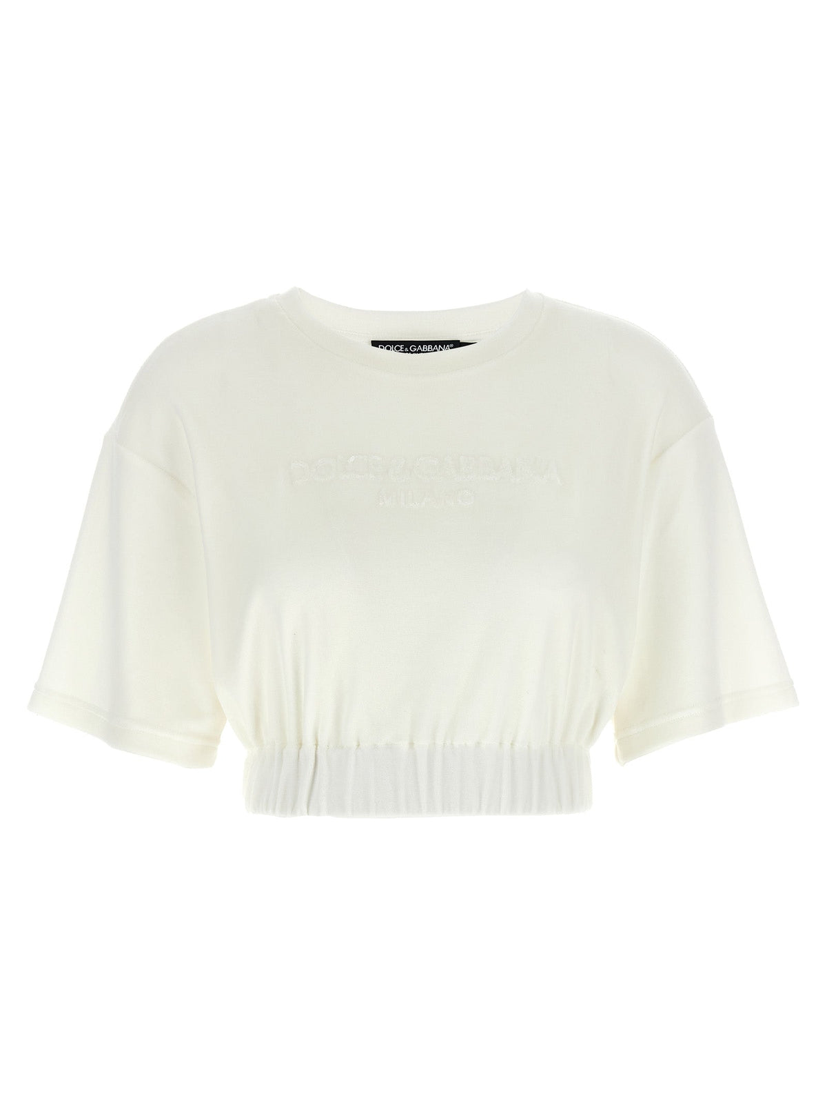 Dolce & Gabbana White Cotton T-Shirt