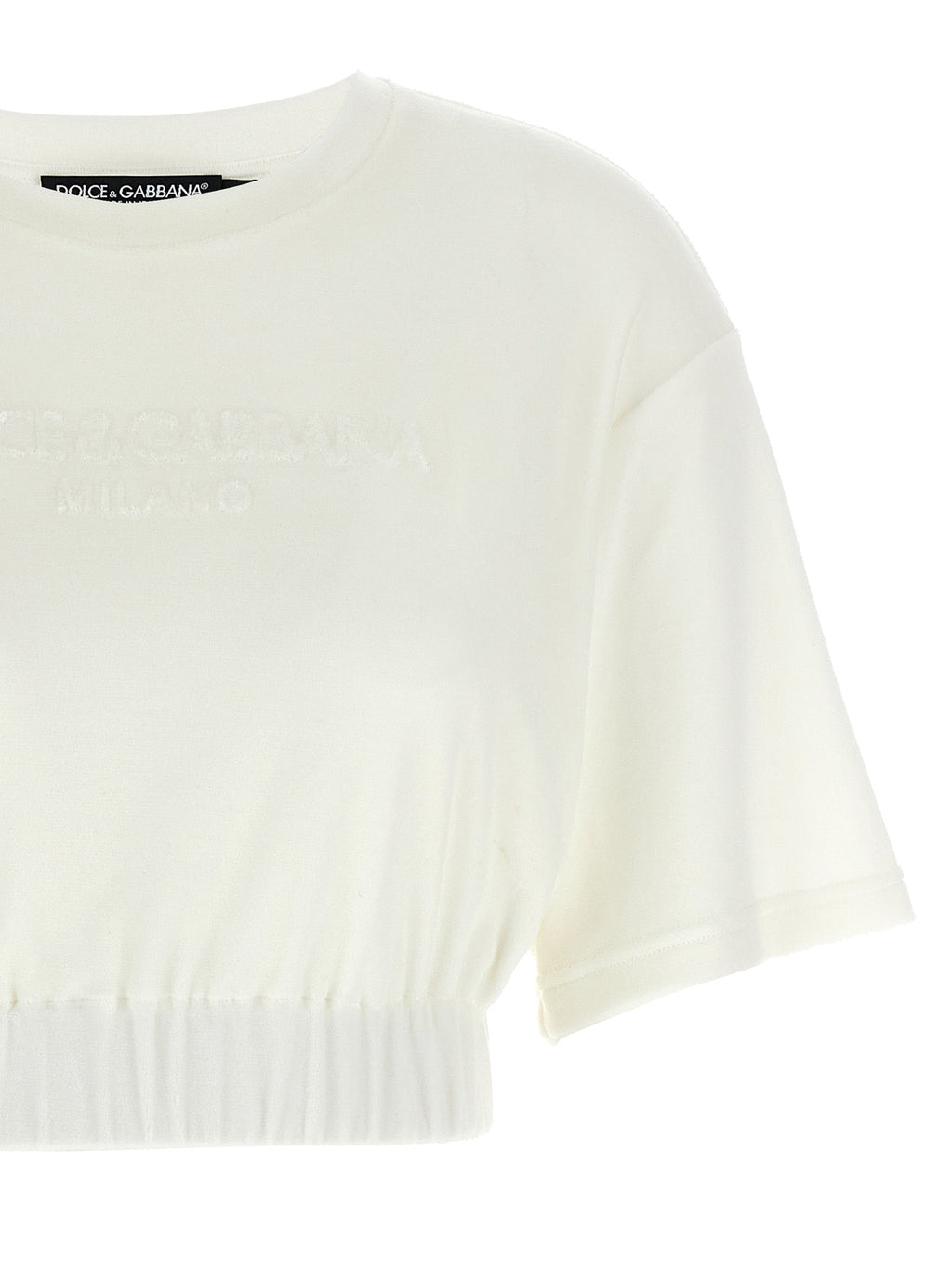 Dolce & Gabbana White Cotton T-Shirt