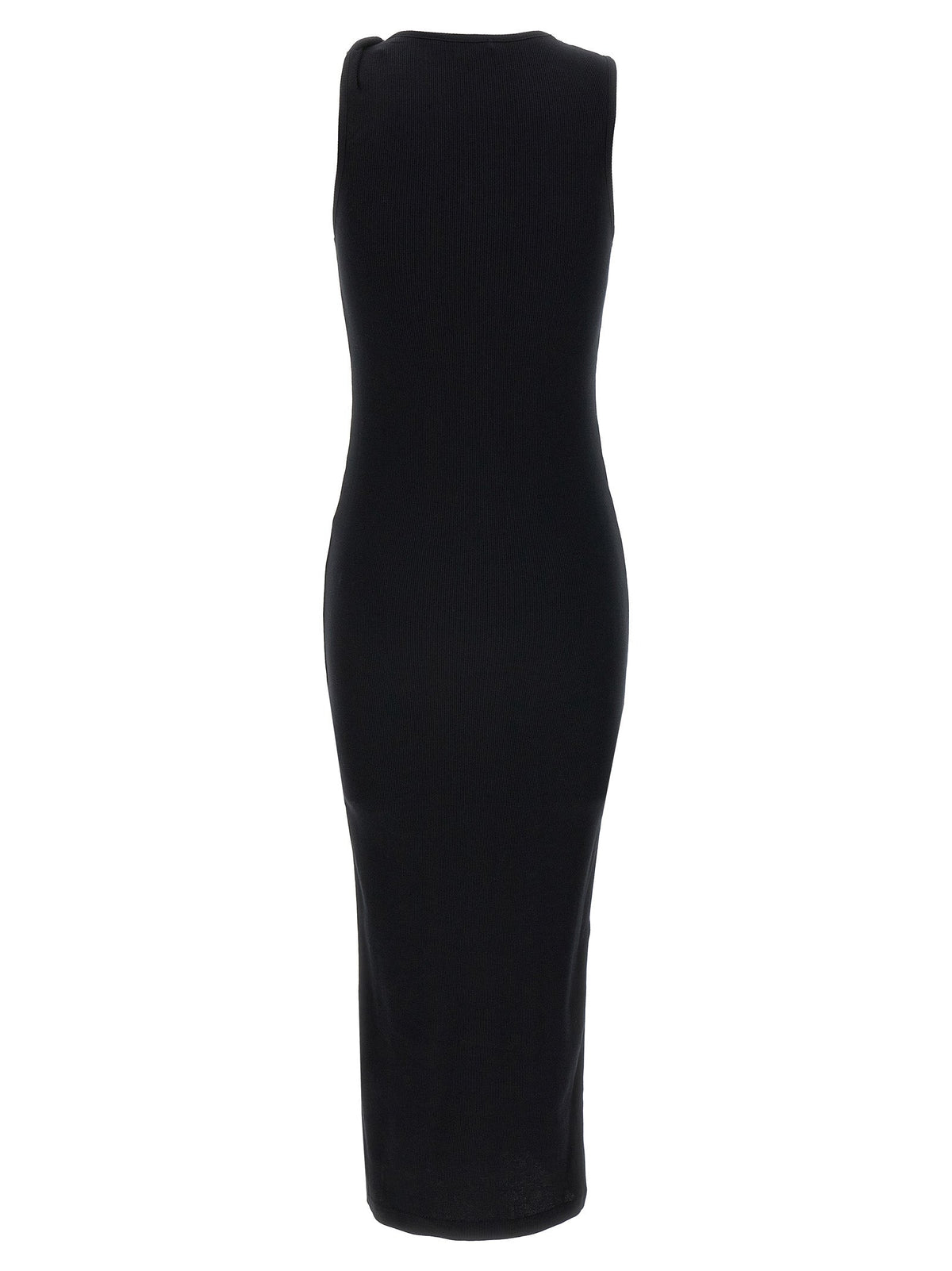J.W.Anderson Black Cotton Midi Dress