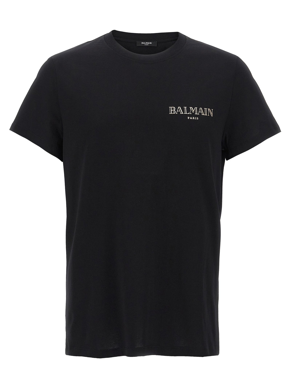 Balmain Black Organic Cotton T-Shirt