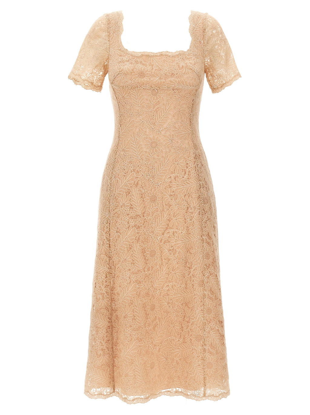 Ermanno Scervino Multicolor Polyester Midi Dress
