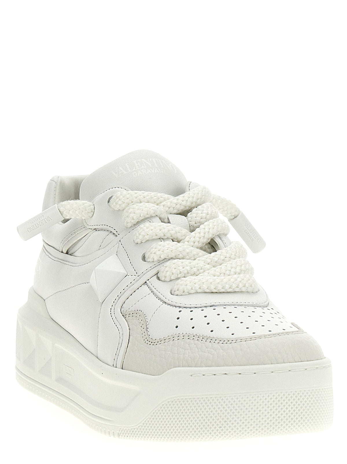 Valentino Garavani White Calfskin Chunky Sneakers