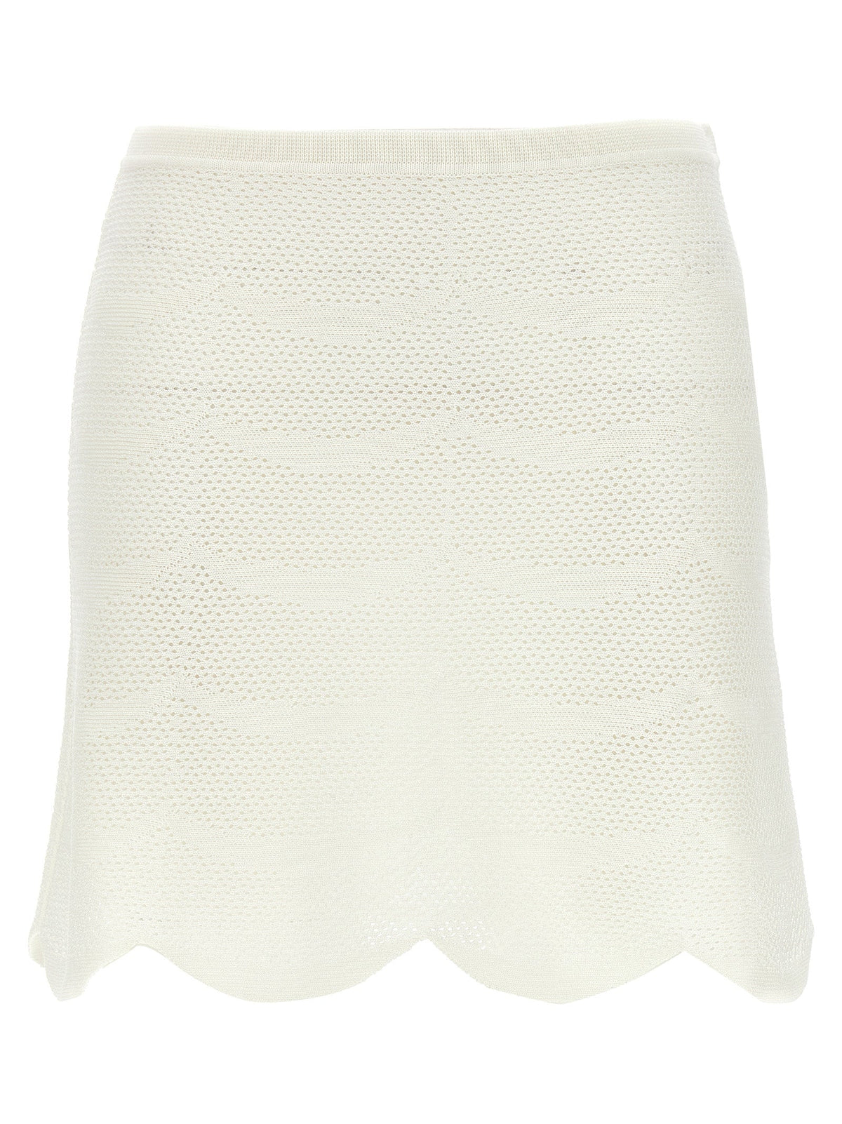 Tom Ford White Cotton Long Skirt