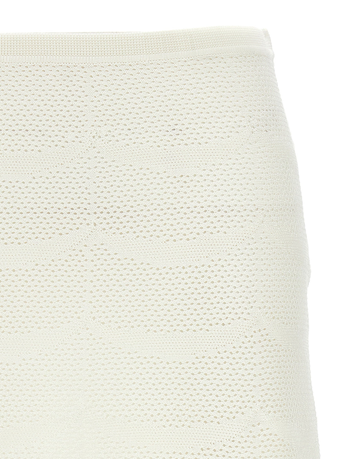 Tom Ford White Cotton Long Skirt