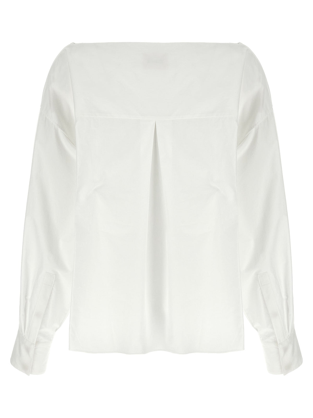 Khaite White Cotton Blouse