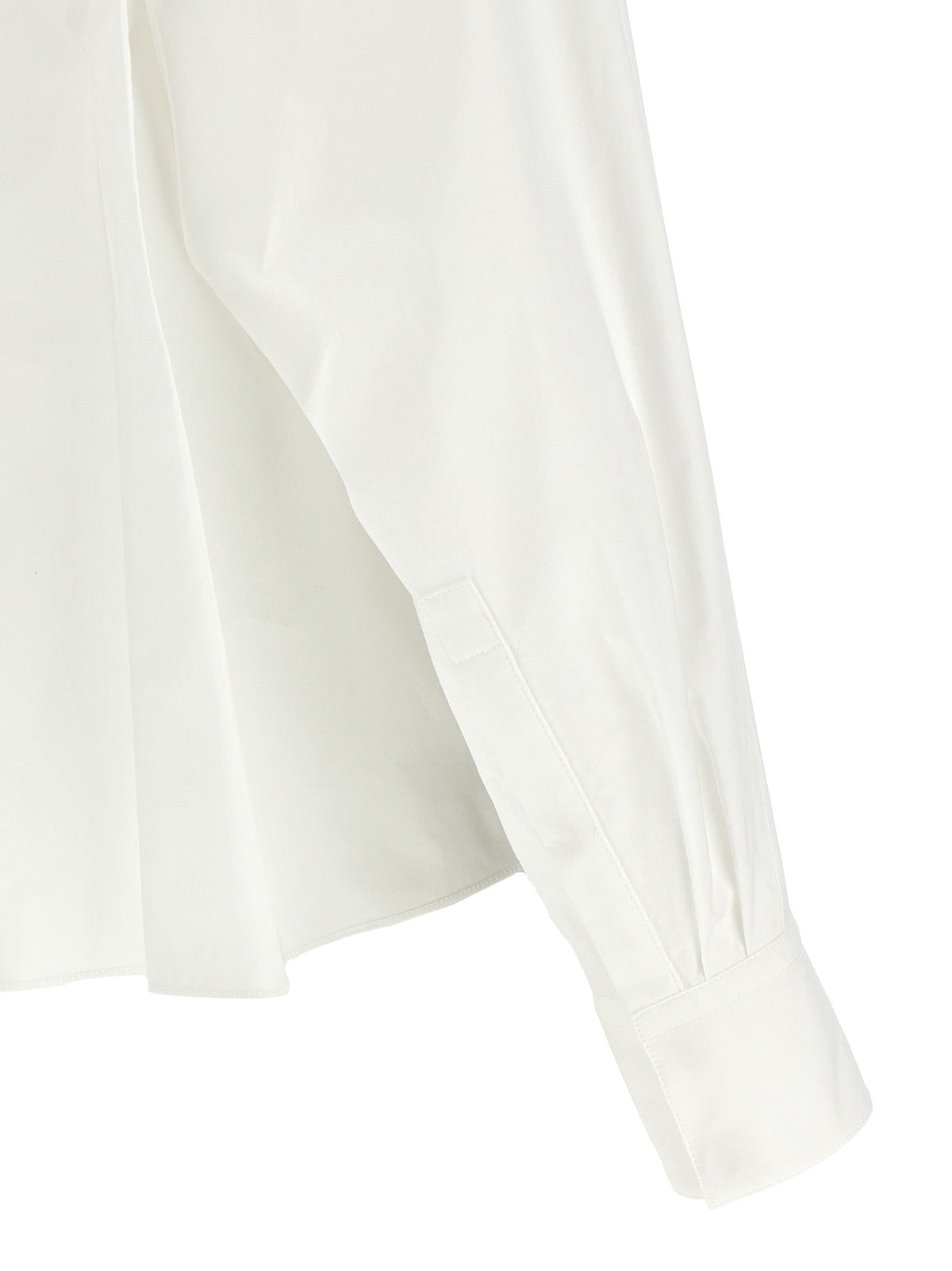 Khaite White Cotton Blouse