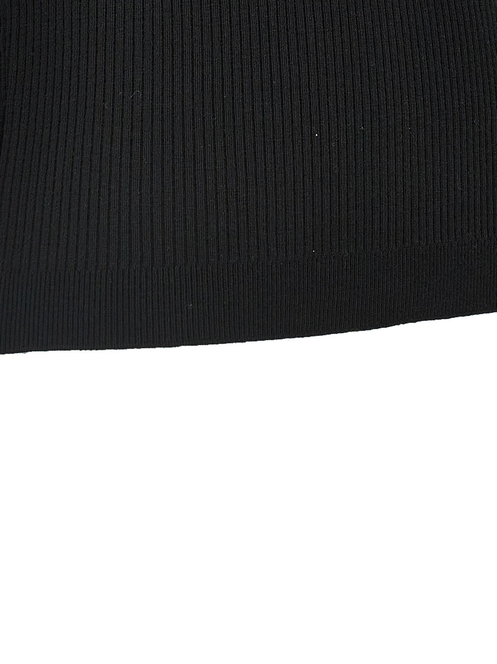 Alessandra Rich Black Wool T-Shirt