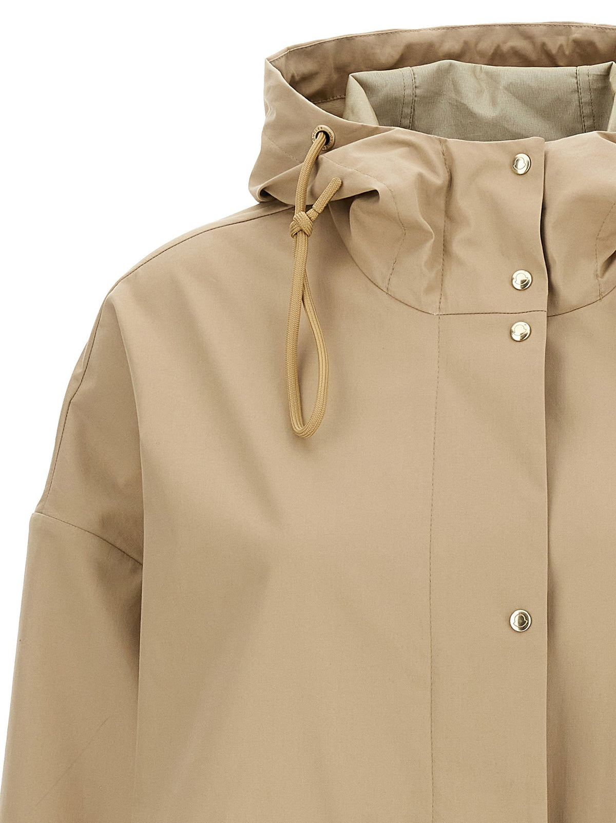 Moncler Beige Cotton Parka