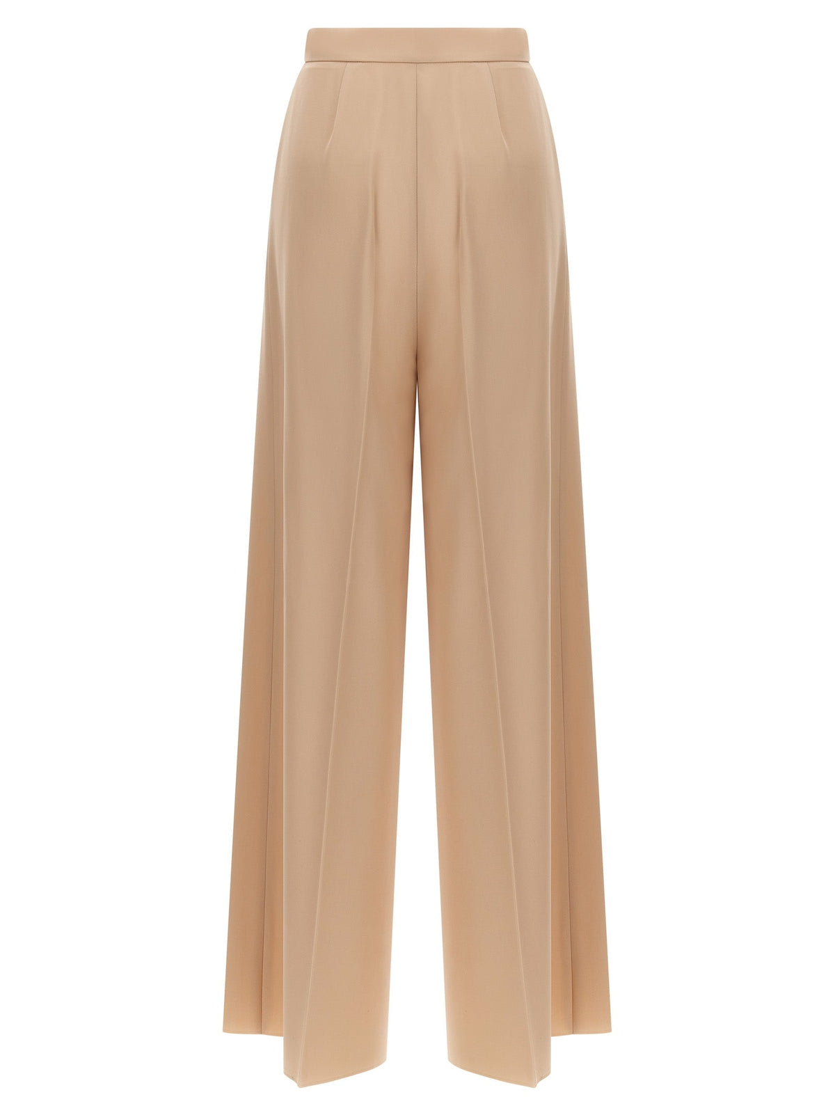 Max Mara Beige Virgin Wool Casual Pants