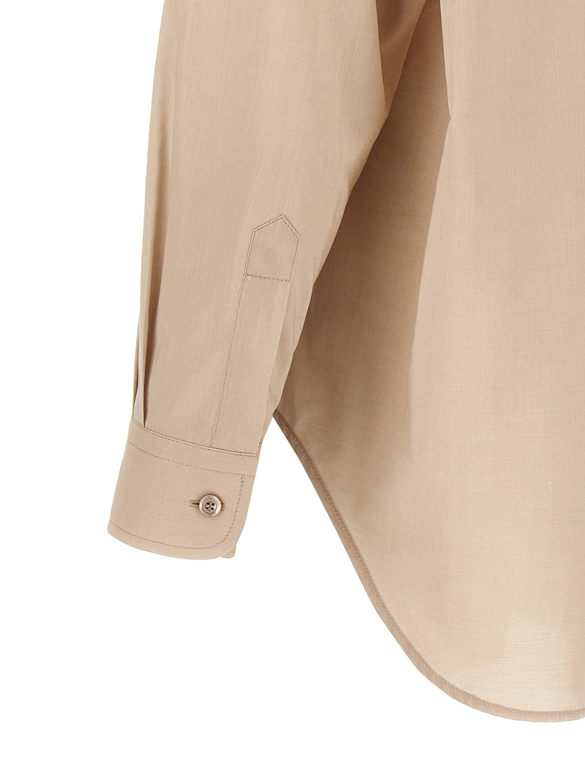 Moschino Beige Cotton Blouse