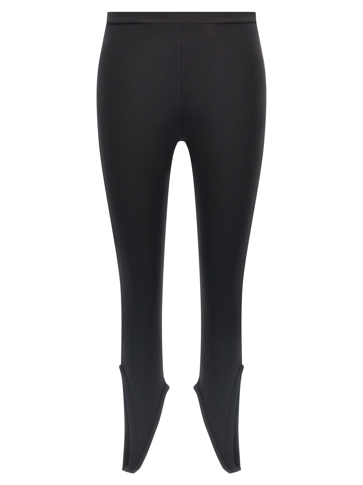 Courrèges Black Polyamide Leggings