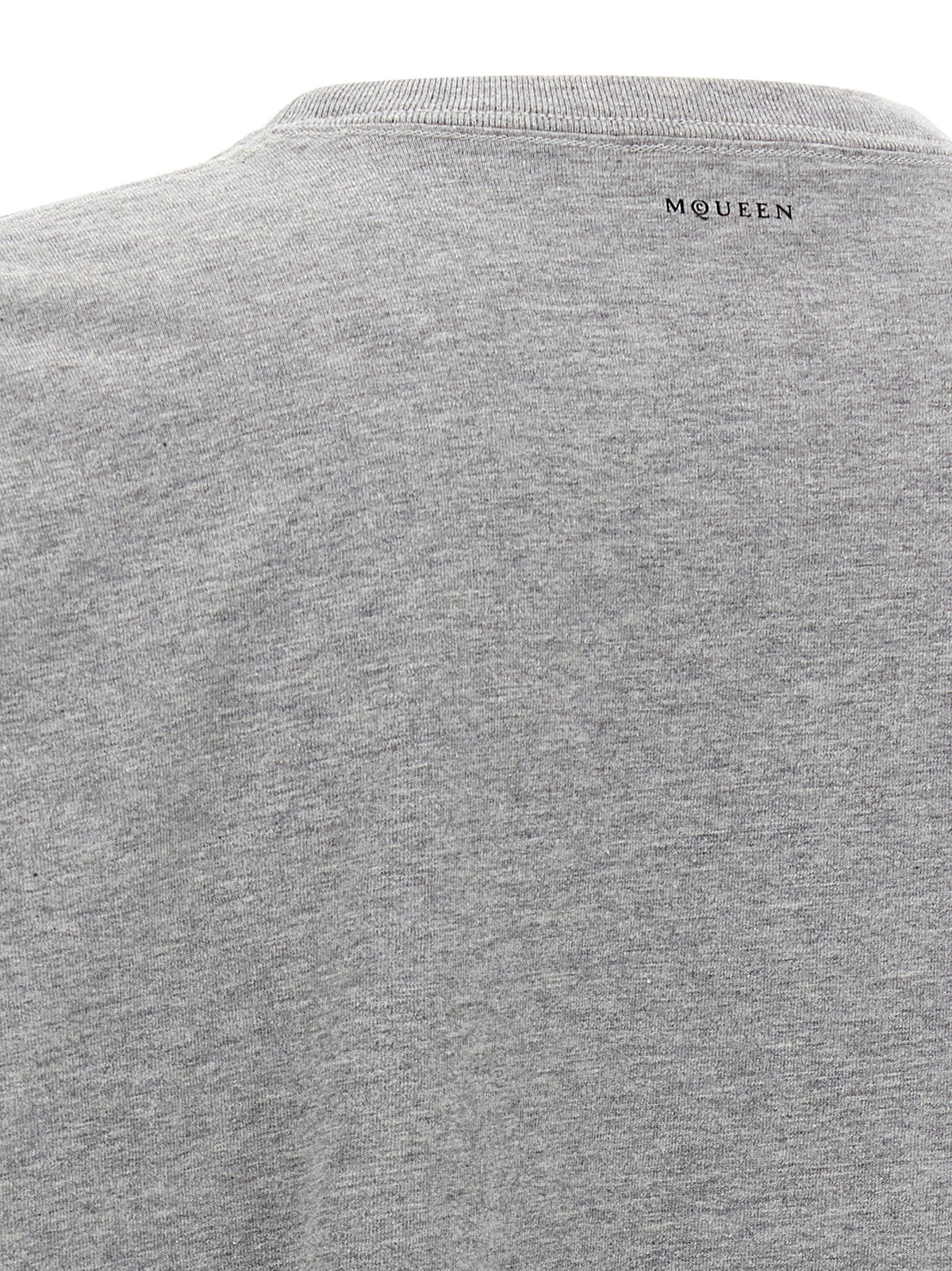 Alexander McQueen Gray Cotton T-Shirt
