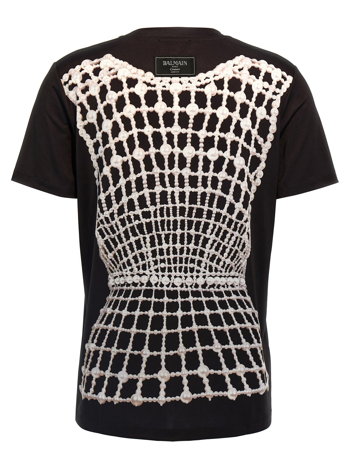 Balmain Black Organic Cotton T-Shirt