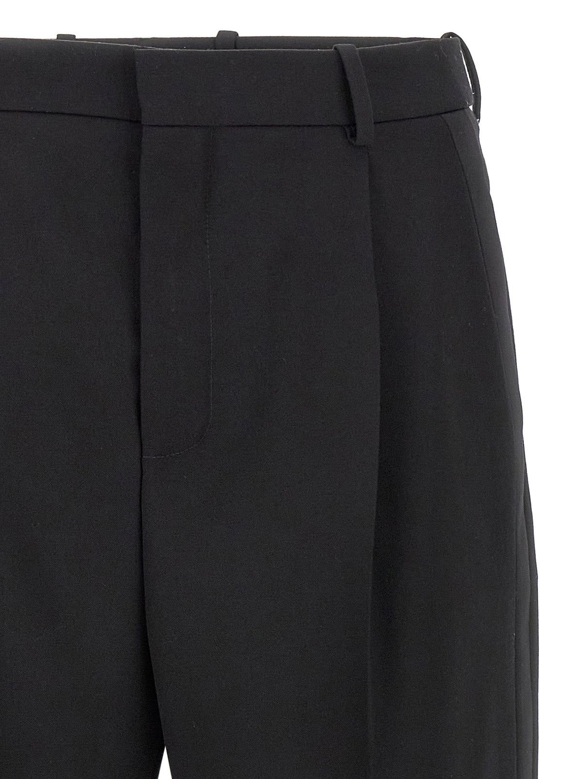 Saint Laurent Black Wool Dress Pants