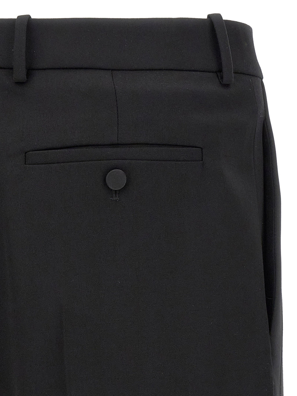 Saint Laurent Black Wool Dress Pants