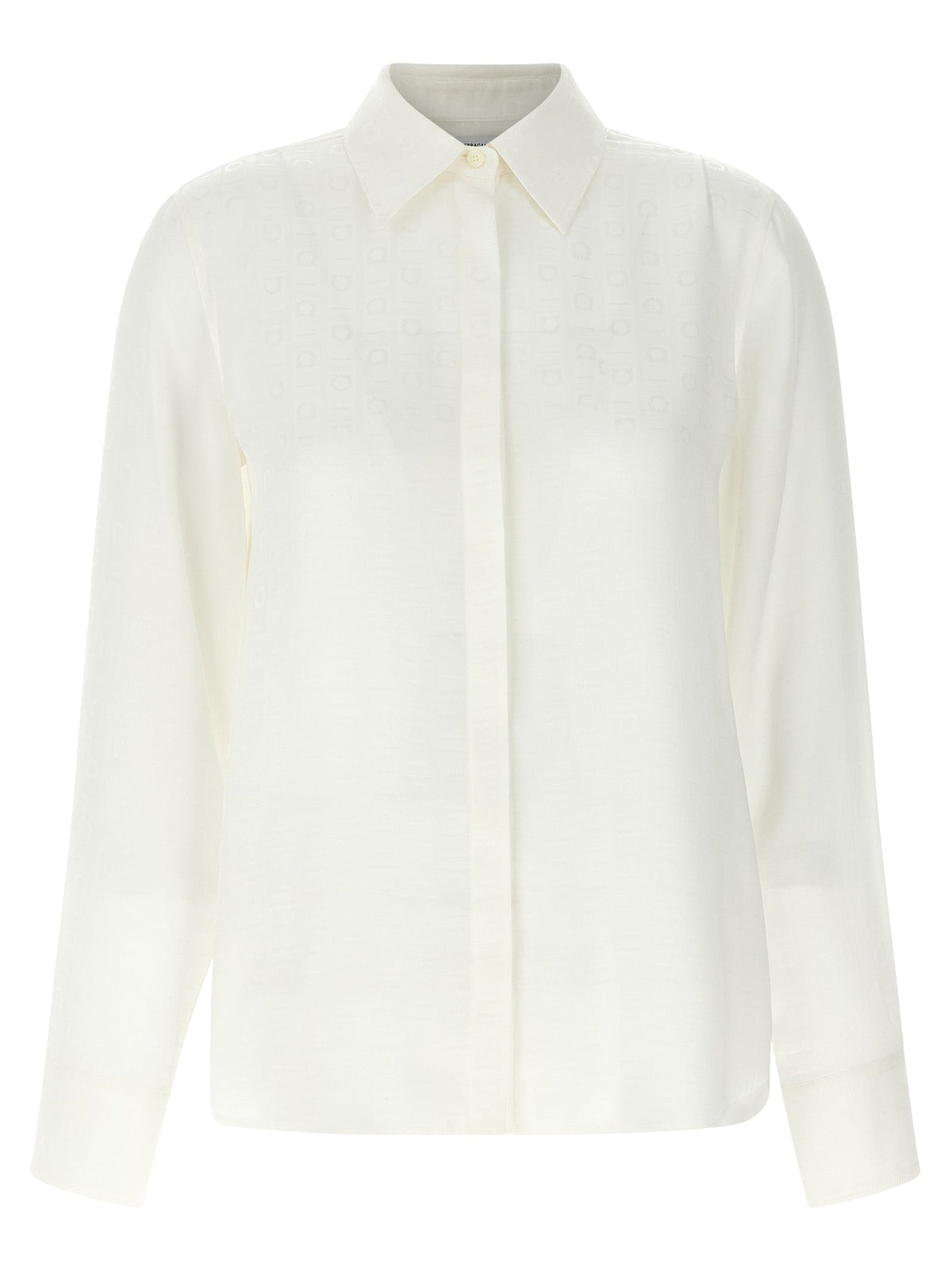 Ferragamo White Silk Blouse