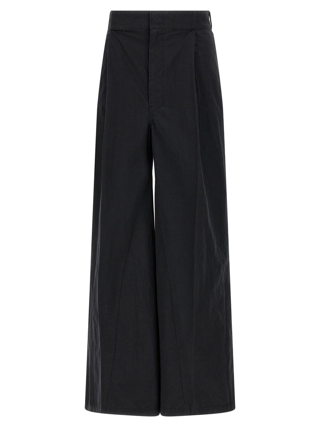 Maison Margiela Black Cotton Casual Pants