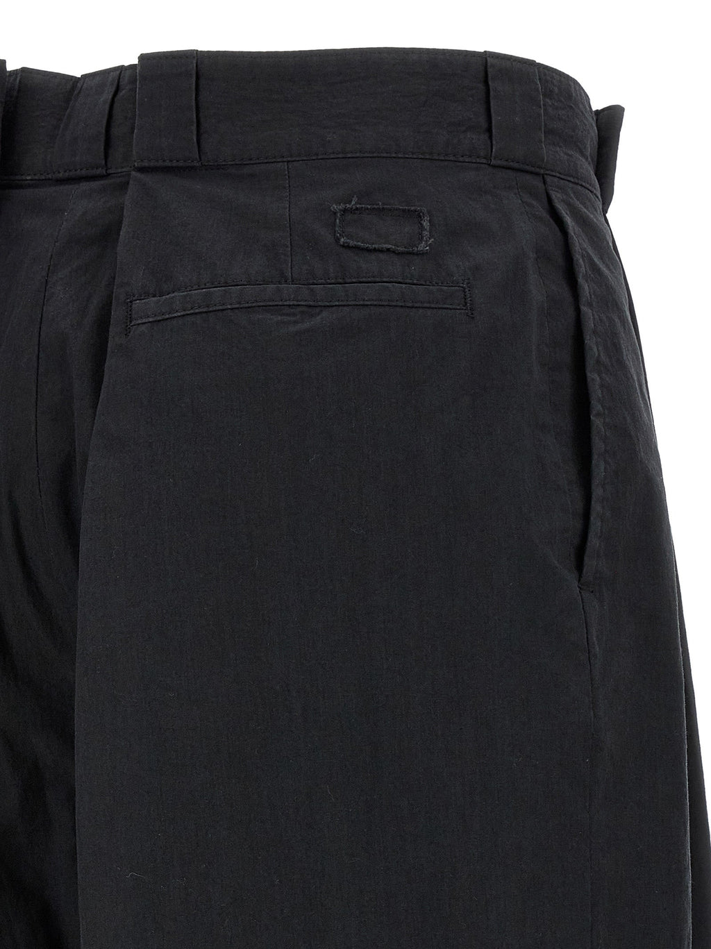 Maison Margiela Black Cotton Casual Pants