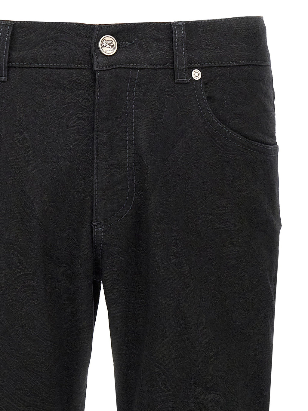 Etro Black Cotton Jeans Denim
