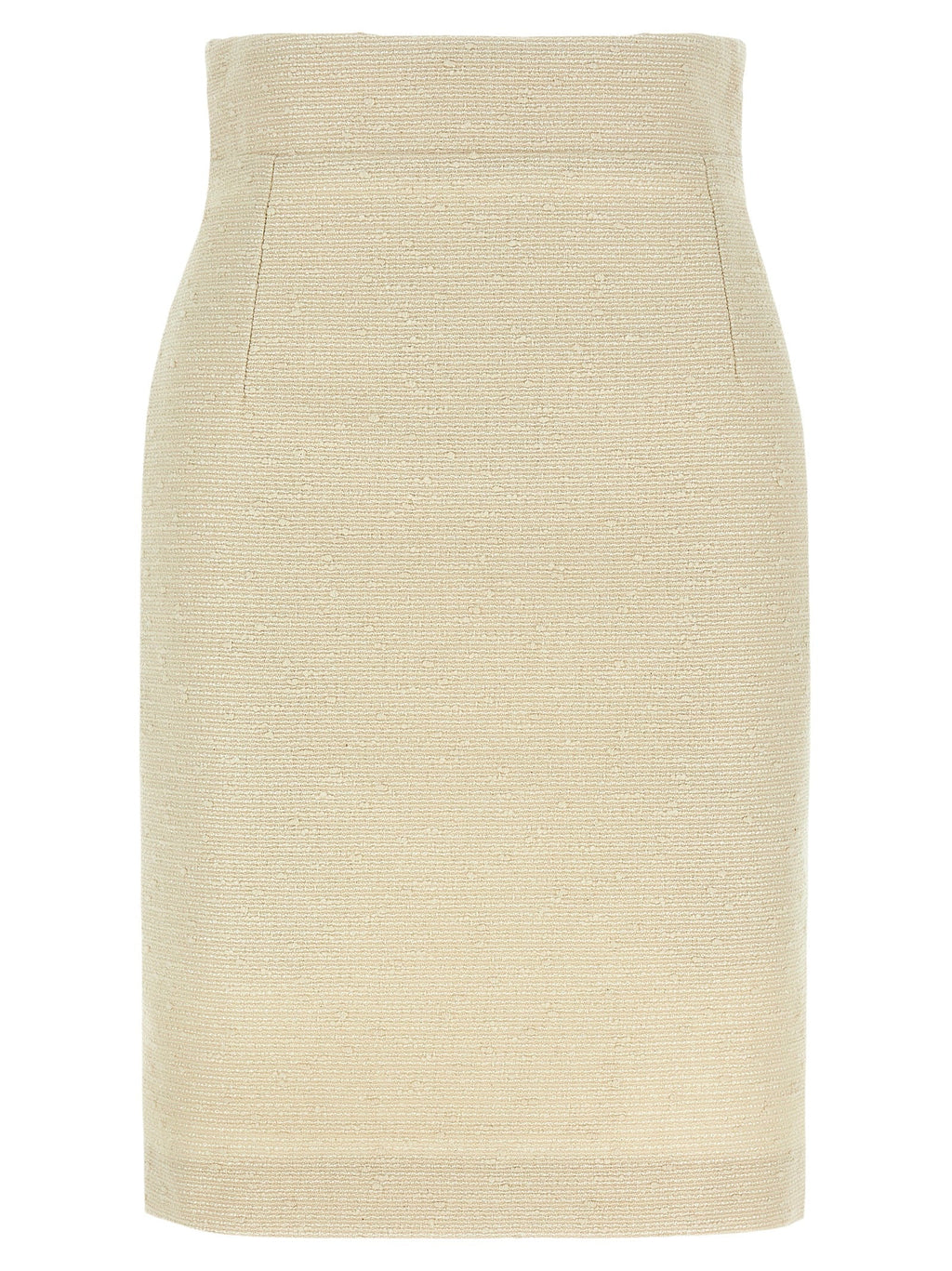 Tagliatore Beige Cotton Midi Skirt