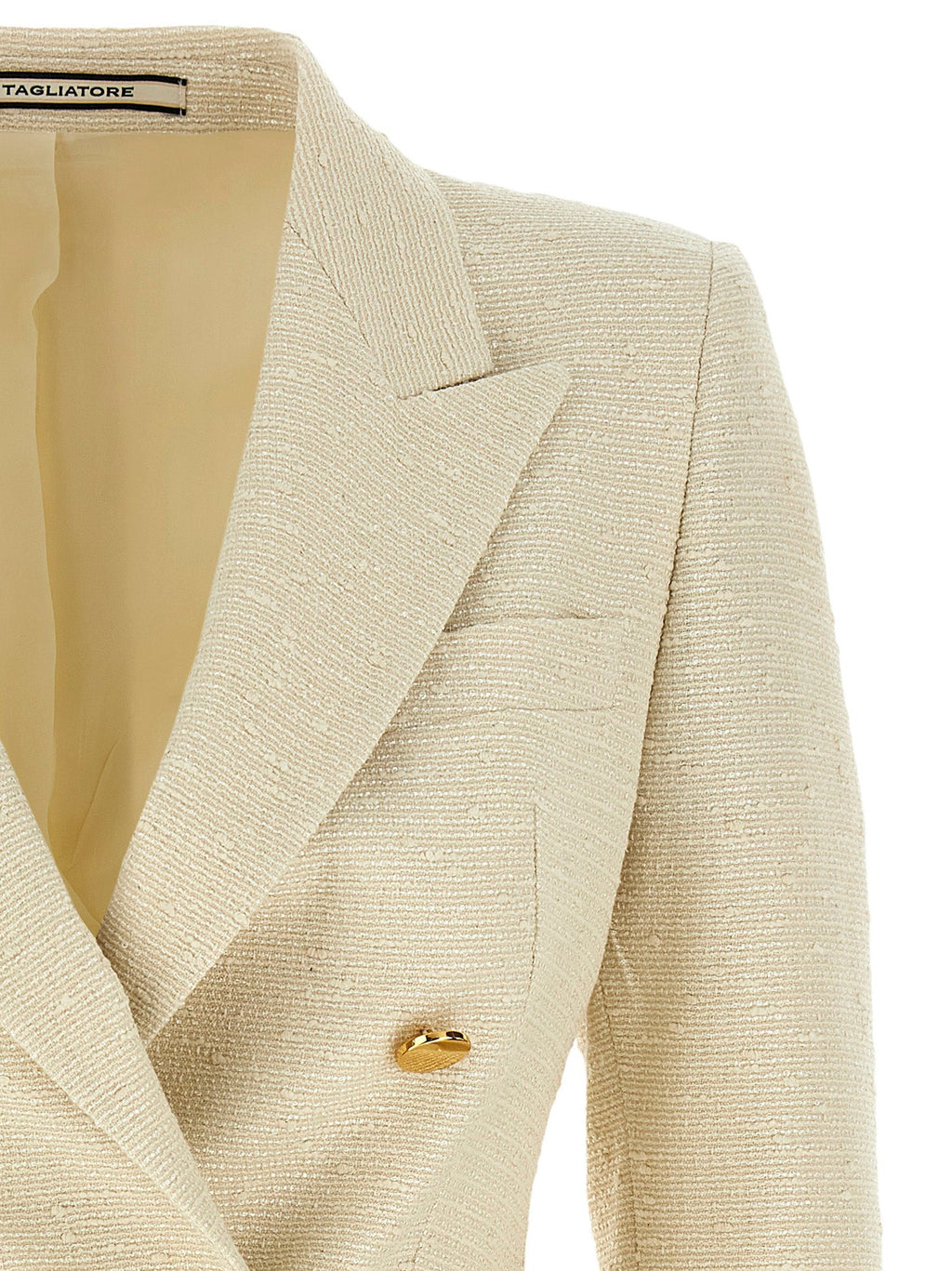Tagliatore Beige Cotton Blazer